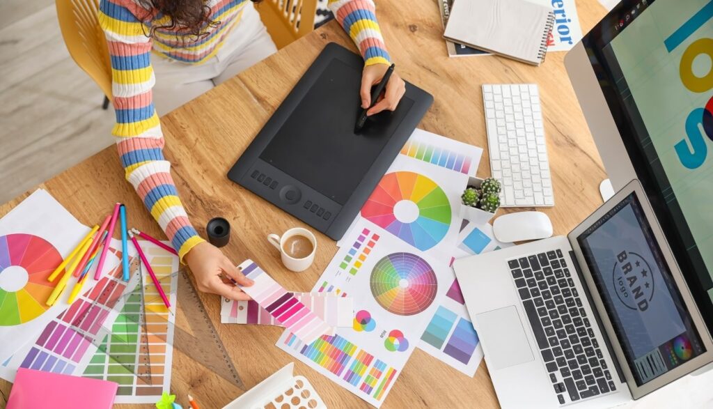 Freelance graphic designer